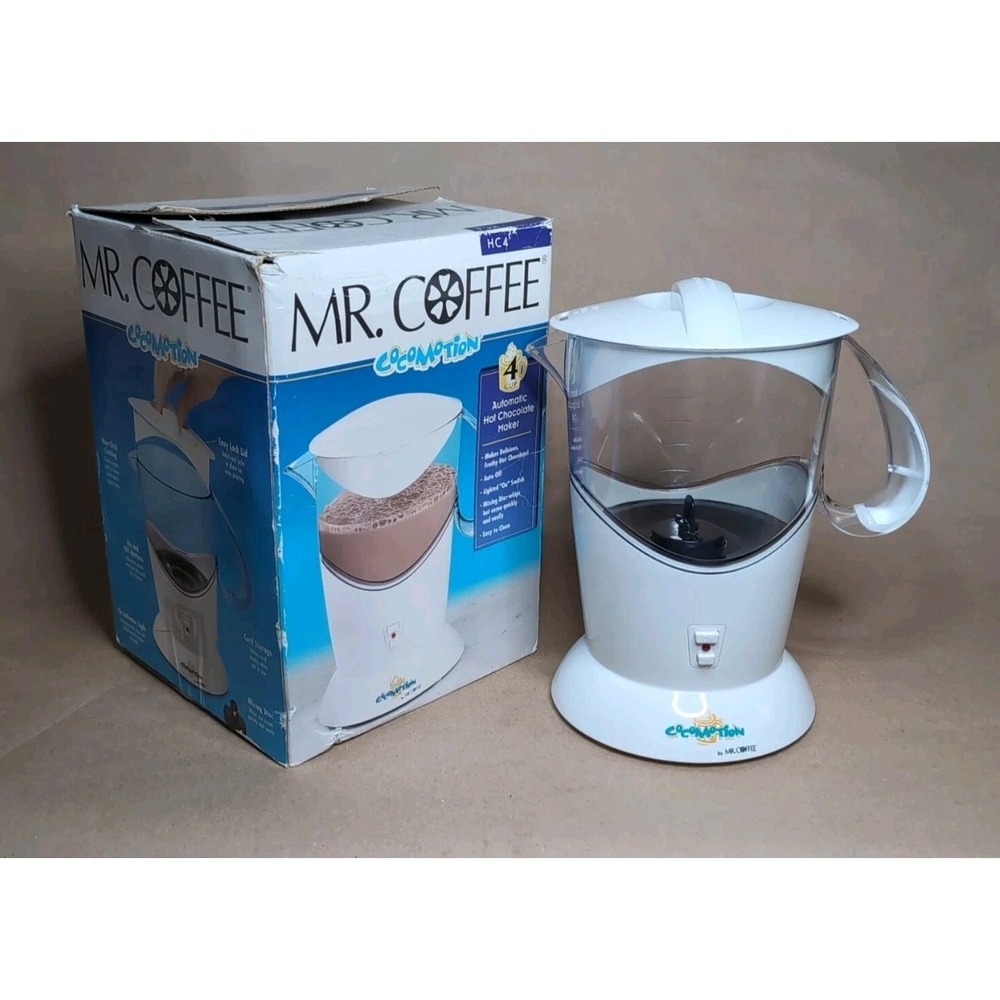 Mr Coffee Cocomotion Hot Chocolate Maker Machine 4 Cup Model HC4 Tested Works